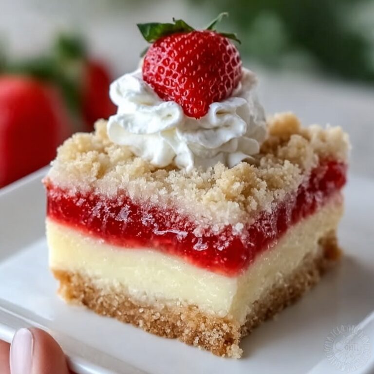 Heavenly Strawberry Shortcake Cheesecake Bars Recipe