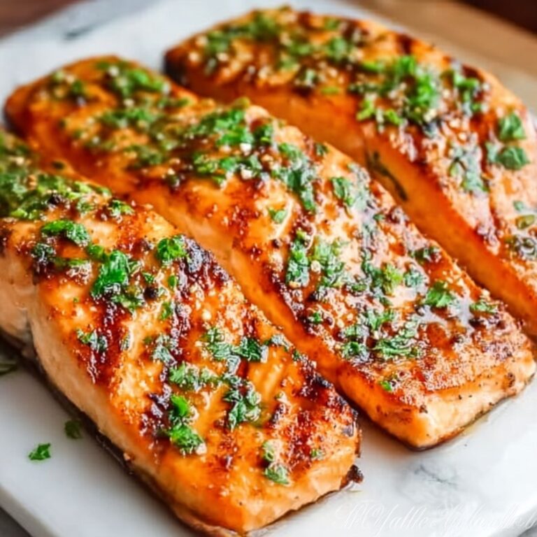 Sweet and Savory Baked Salmon with Brown Sugar and Honey Glaze Recipe
