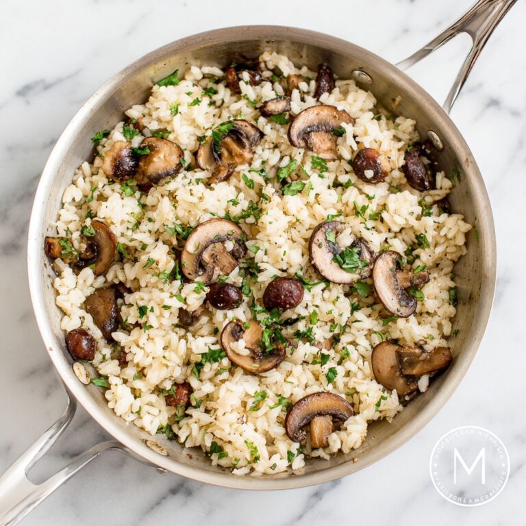 Creamy Mushroom Rice Recipe