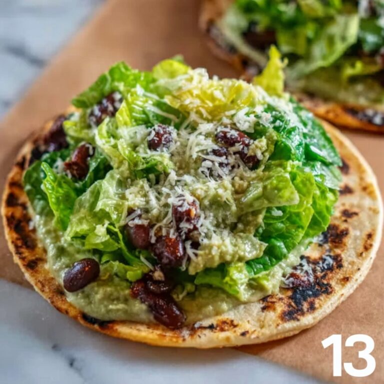 Chicken Caesar Smash Tacos Recipe