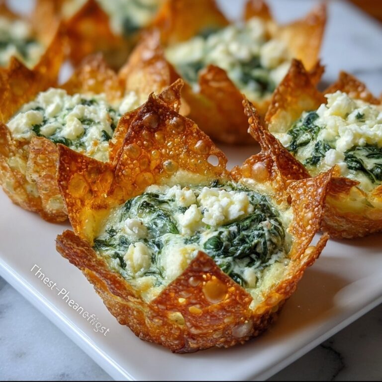Mediterranean Spinach and Feta Crisps Recipe