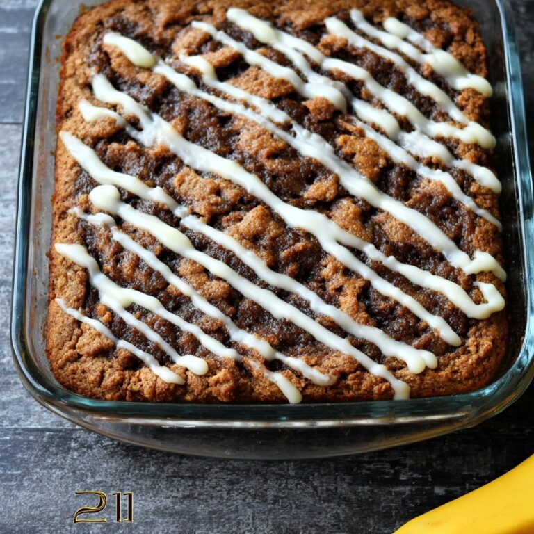 Banana Cinnamon Roll Cake Recipe
