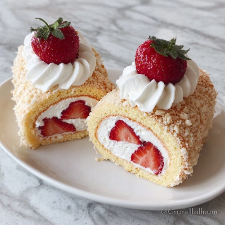 Shortcake Cheesecake Rolls with Strawberries Recipe
