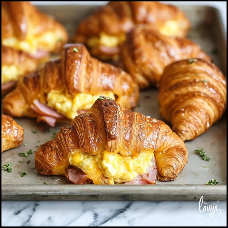 Freezer Croissant Breakfast Sandwiches for Busy Mornings Recipe