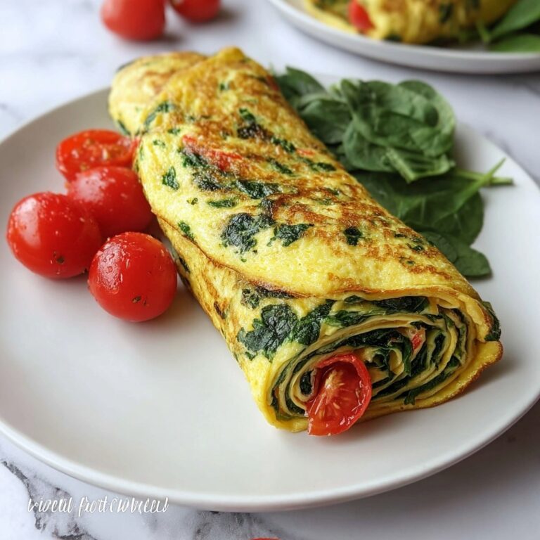 Delicious Rolled Spinach Omelet Recipe for a Healthy Start Recipe
