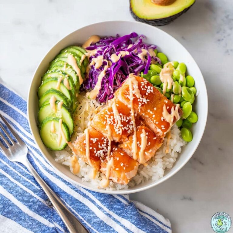 Crispy Salmon Rice Bowls Recipe