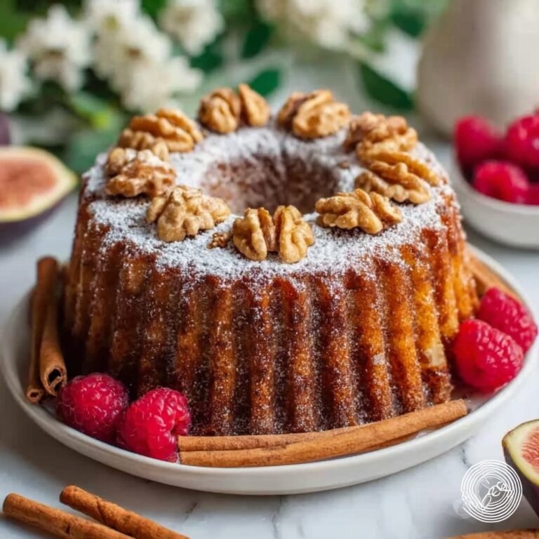 Walnut Cinnamon Cake Recipe