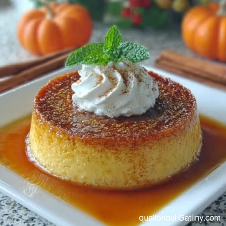 Caramel Pumpkin Custard Recipe