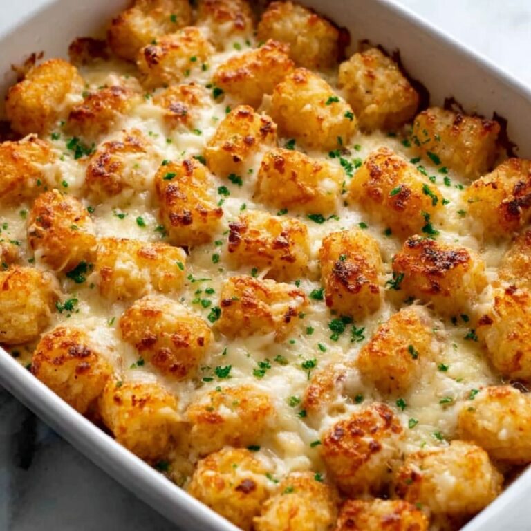 Cheddar Ranch Chicken Tater Tot Bake Recipe