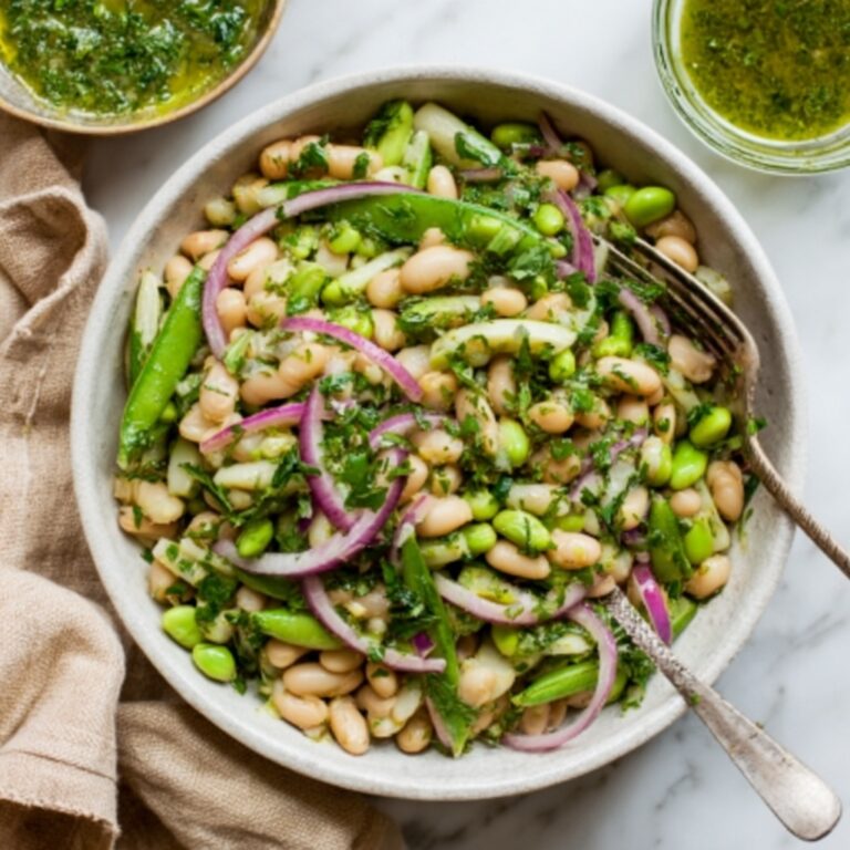 Marinated Cilantro Lime Bean Salad Recipe