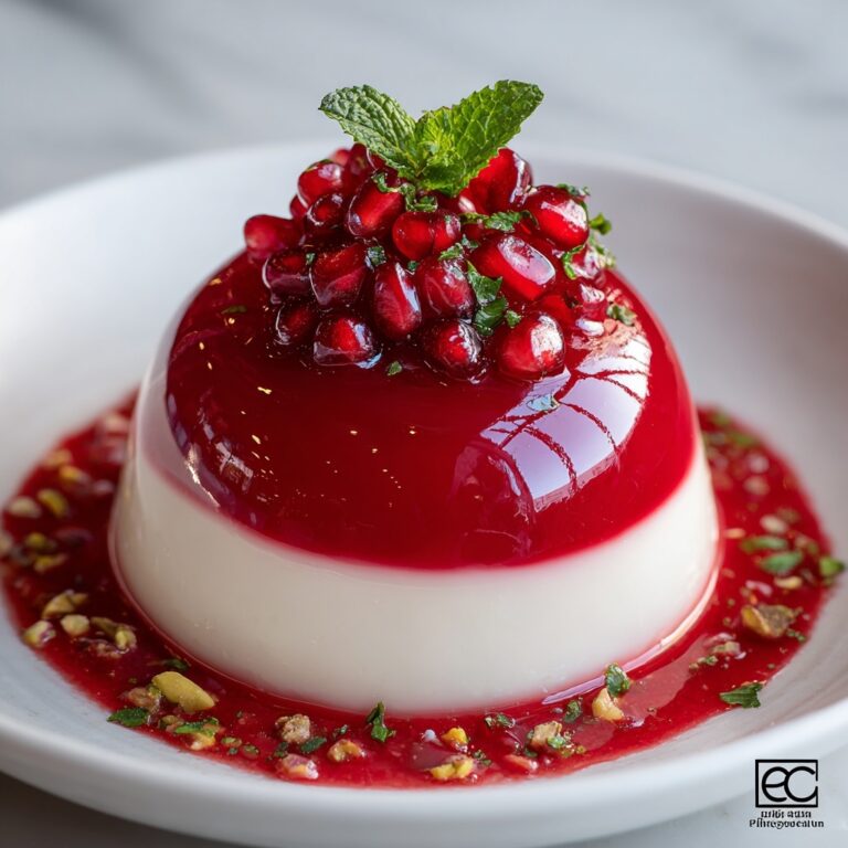Pomegranate Mousse Dome Recipe