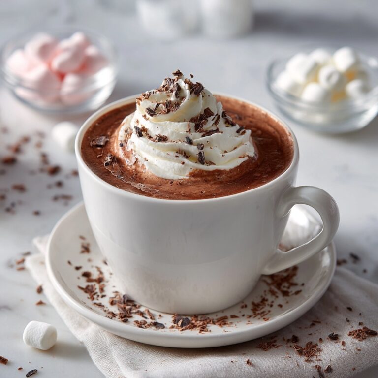 Rich Homemade Hot Chocolate Recipe