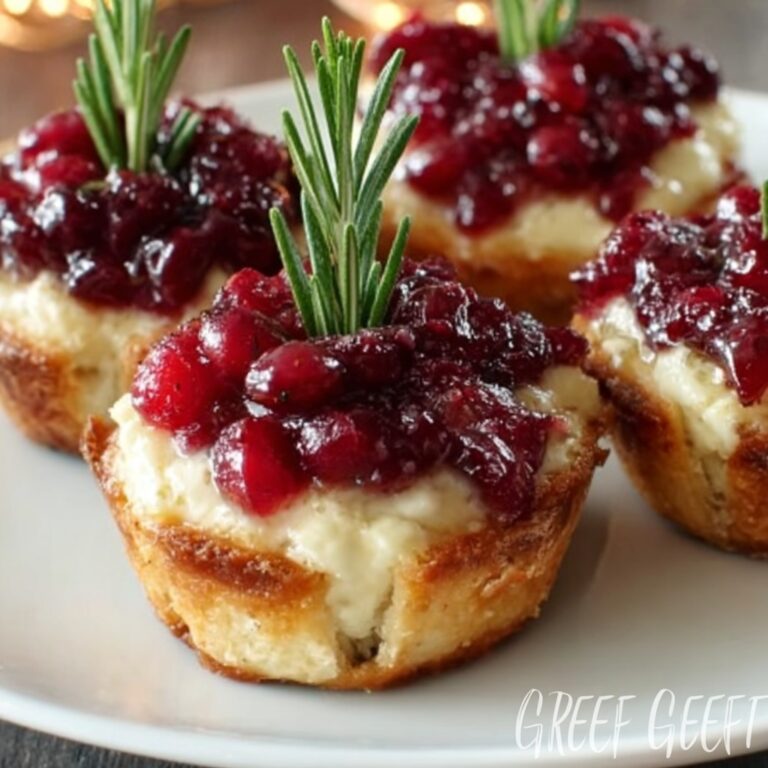 Cranberry Brie Bites Recipe
