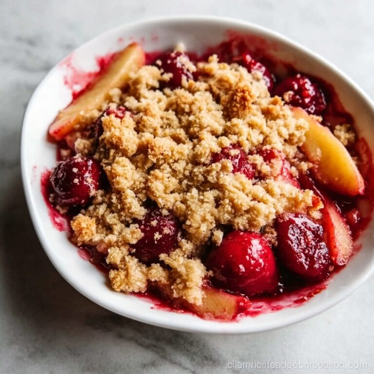 Pear Cranberry Crisp Recipe