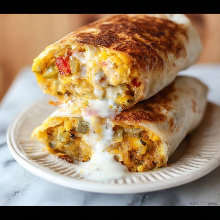 Sheet Pan Breakfast Burritos with Creamy Chipotle Sauce Recipe