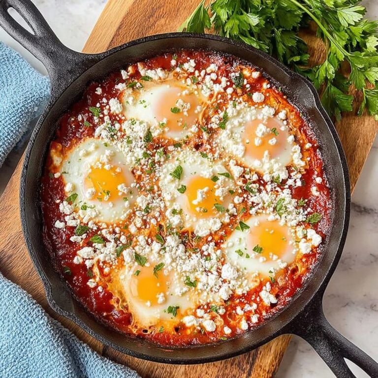 Creamy Shakshuka with Chickpeas and Feta Recipe