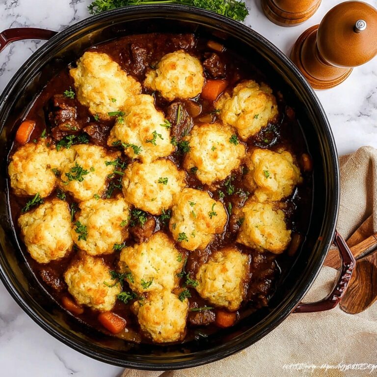 Slow Cooked Beef and Dumplings Recipe