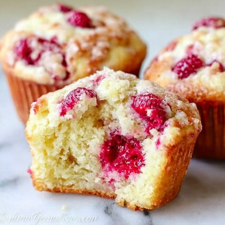 White Chocolate Raspberry Muffins Recipe
