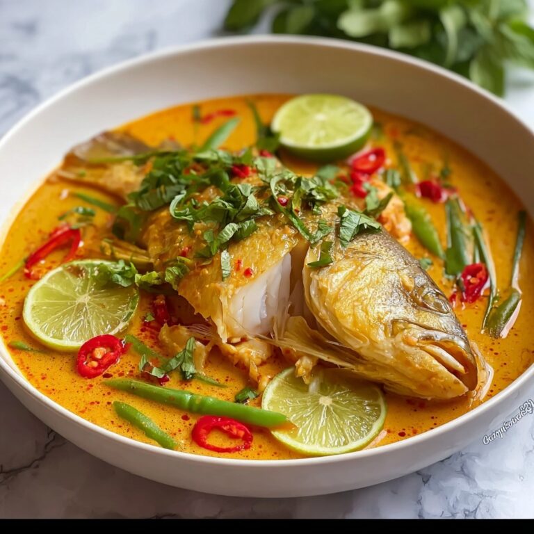 Delicious Thai Red Curry Poached Fish for Cozy Nights Recipe