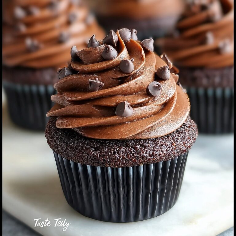 Homemade Moist Chocolate Cupcakes Recipe