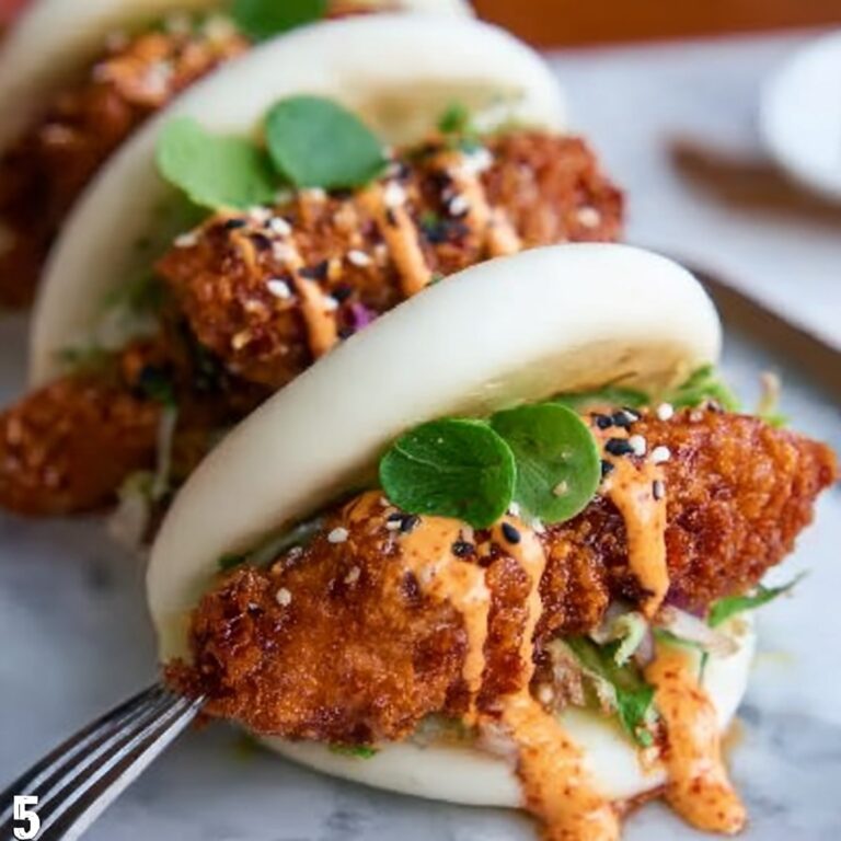 Korean Chicken Bao Recipe