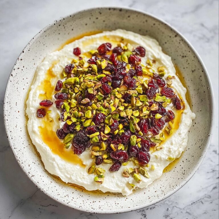 Whipped Feta Dip with Honey, Pistachios, and Cranberries Recipe