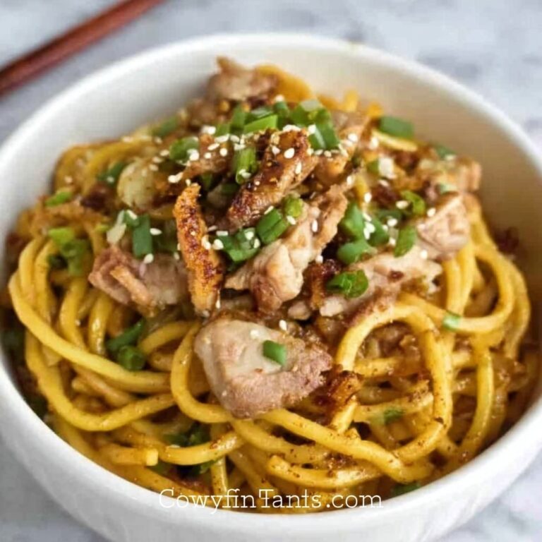 Street-Style Soy Noodles Recipe
