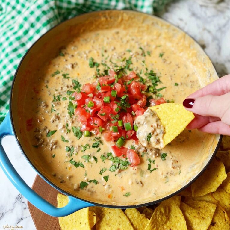 Rotel Dip with Ground Beef and Velveeta Recipe