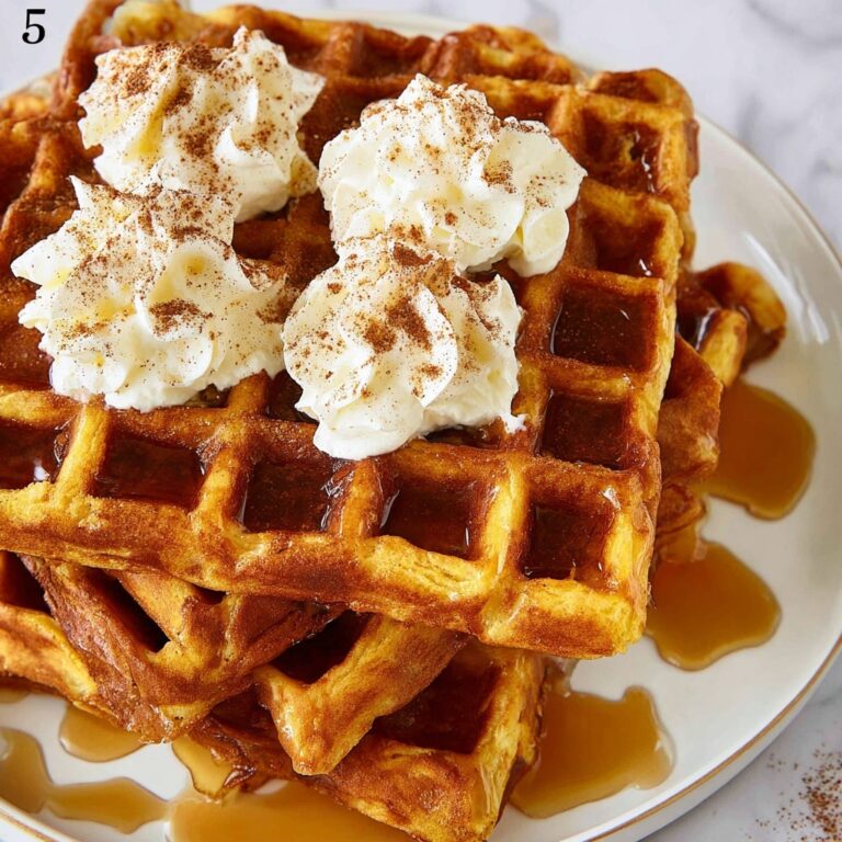 Simple Pumpkin Waffles Recipe
