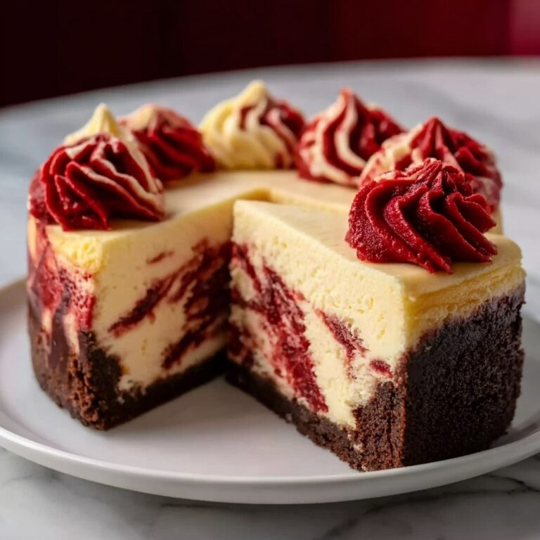 Red Velvet Cheesecake Swirl Cake Recipe