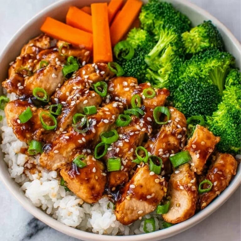 Korean BBQ Chicken Bowls with Gochujang Cream Sauce Recipe