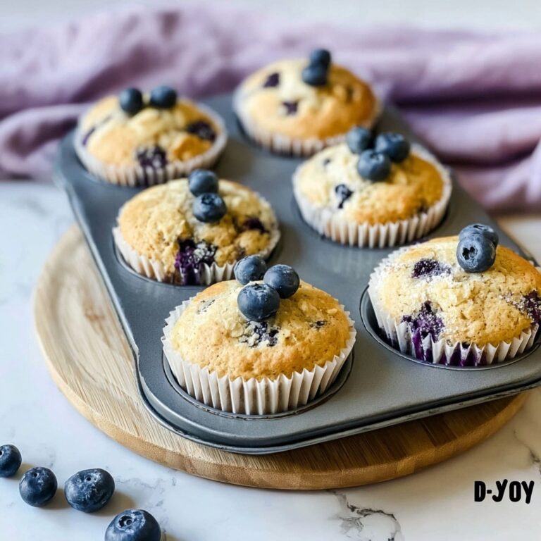 Cottage Cheese Blueberry Muffins Recipe