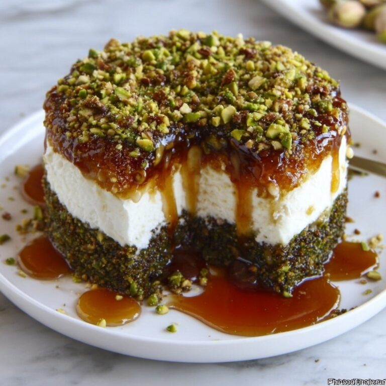 Pistachio Baklava Cheesecake Recipe