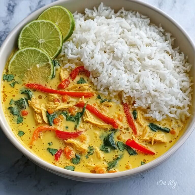 Creamy Coconut Curry with Vegetables and Your Choice of Protein Recipe