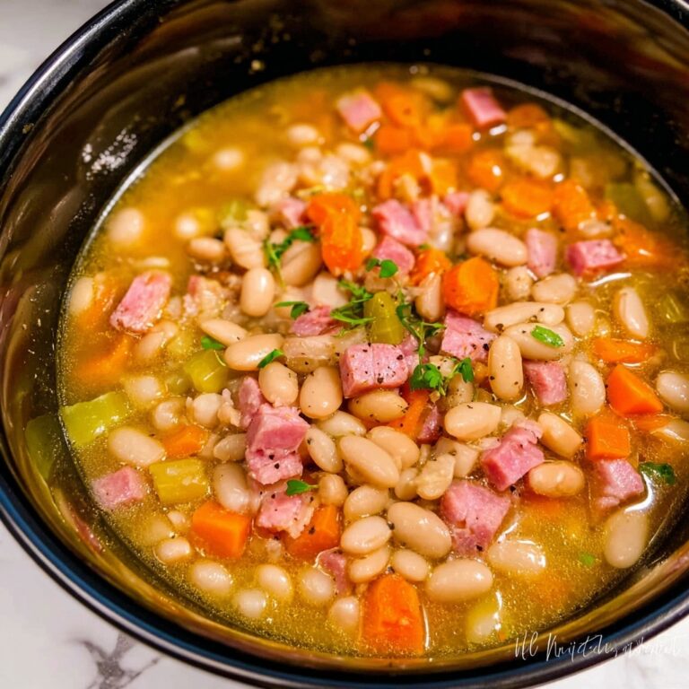 Slow Cooker Ham and Bean Soup Recipe