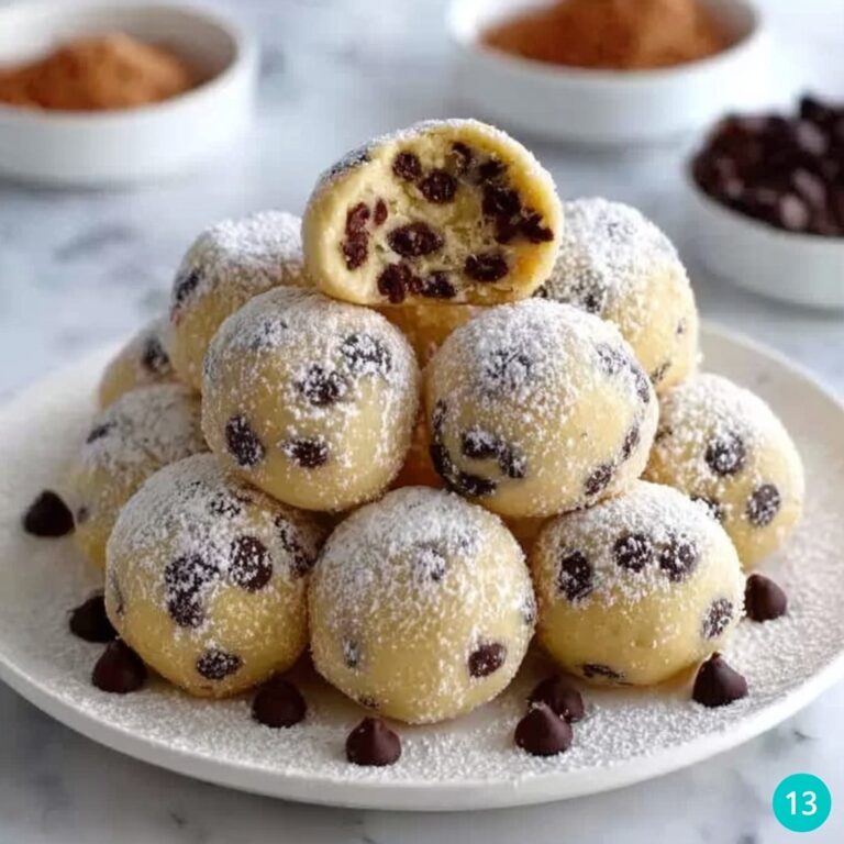 Chocolate Chip Snowball Cookies Recipe