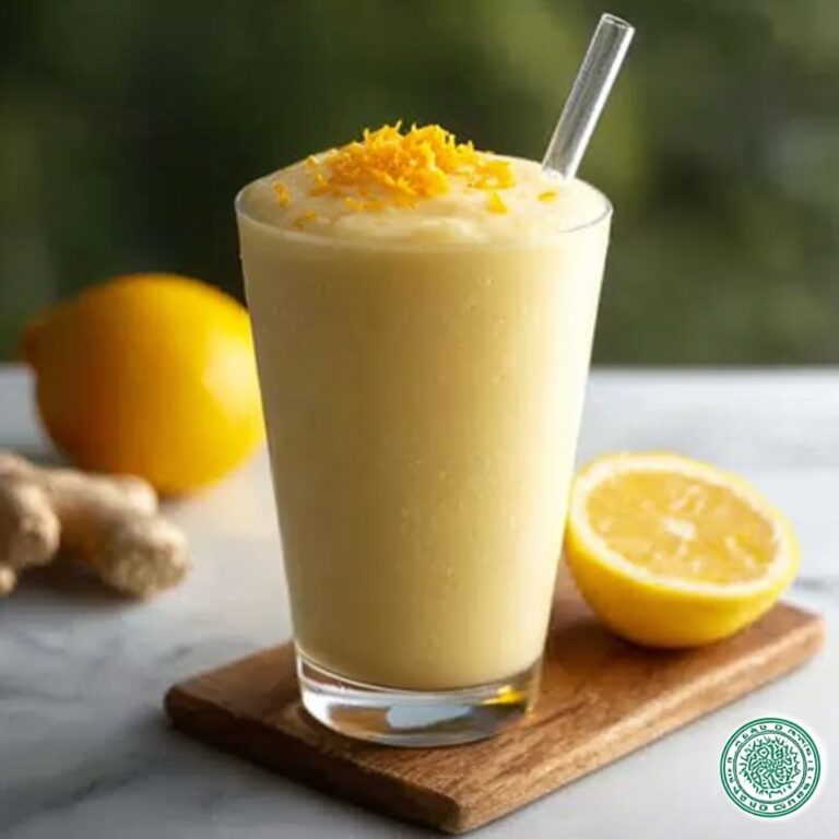 Fresh Lemon Ginger Detoxifying Smoothie Recipe