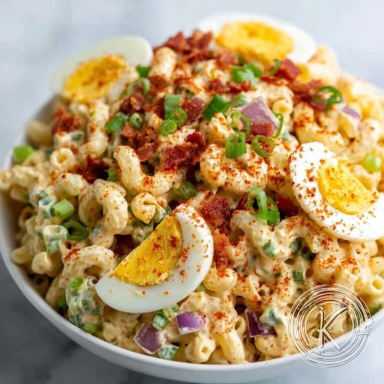 Deviled Egg Macaroni Pasta Salad: Creamy, Tangy Bliss Recipe