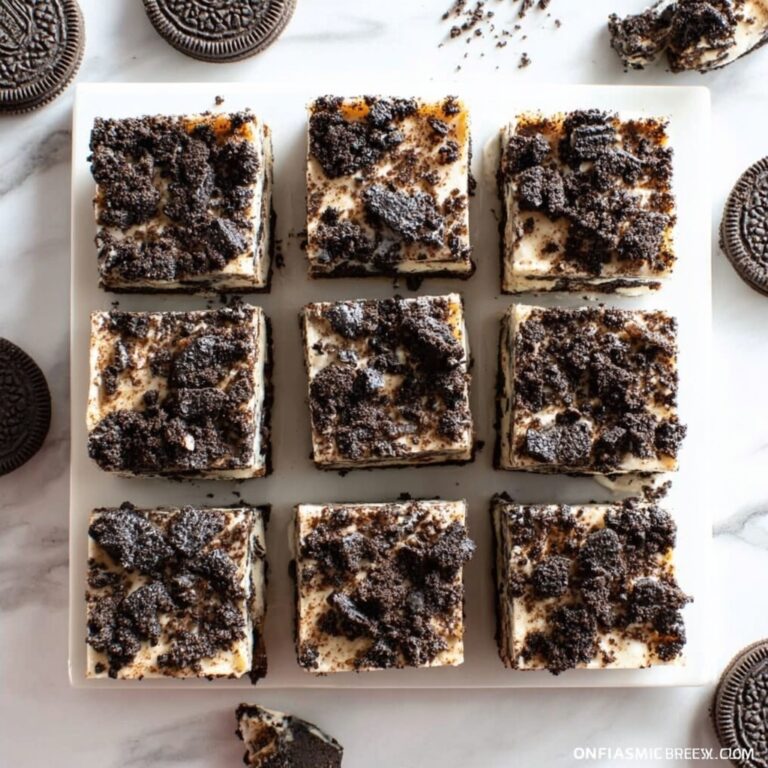 Chocolate Chip Cookie Oreo Cheesecake Bars Recipe