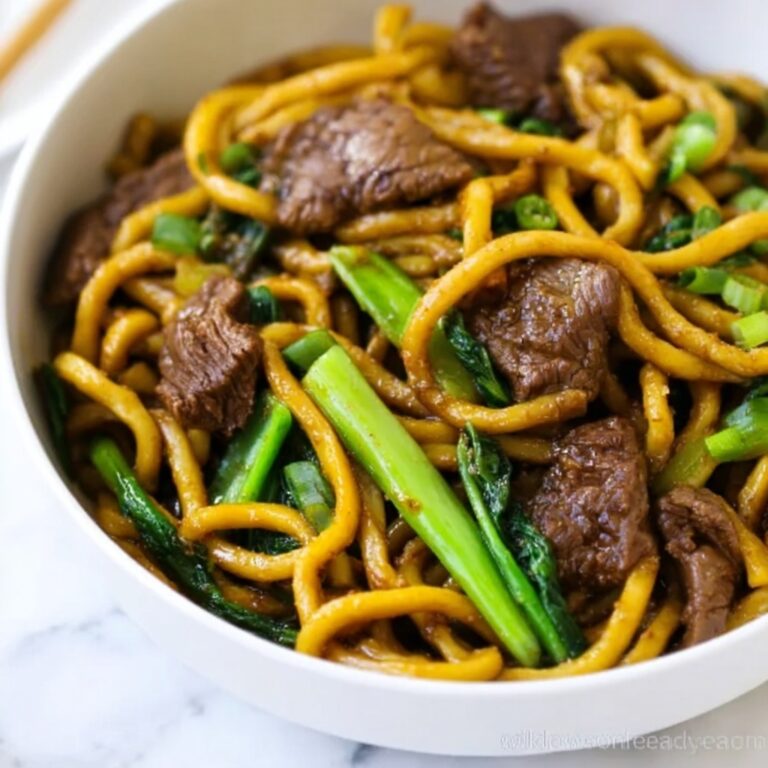 Black Pepper Beef Noodles Recipe