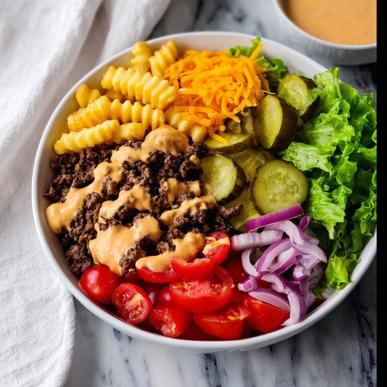 Cheeseburger Bowls with Copycat Big Mac Sauce Recipe