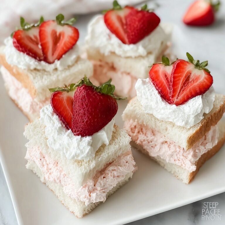 Strawberry Tea Sandwiches for Summer Parties Recipe
