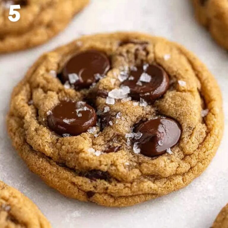 Brown Butter Sourdough Discard Chocolate Chip Cookies Recipe