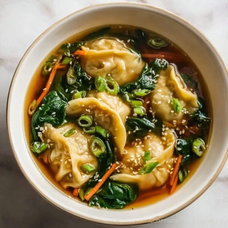 Comforting Beef Potsticker Soup: Delicious Bowl of Warmth Recipe