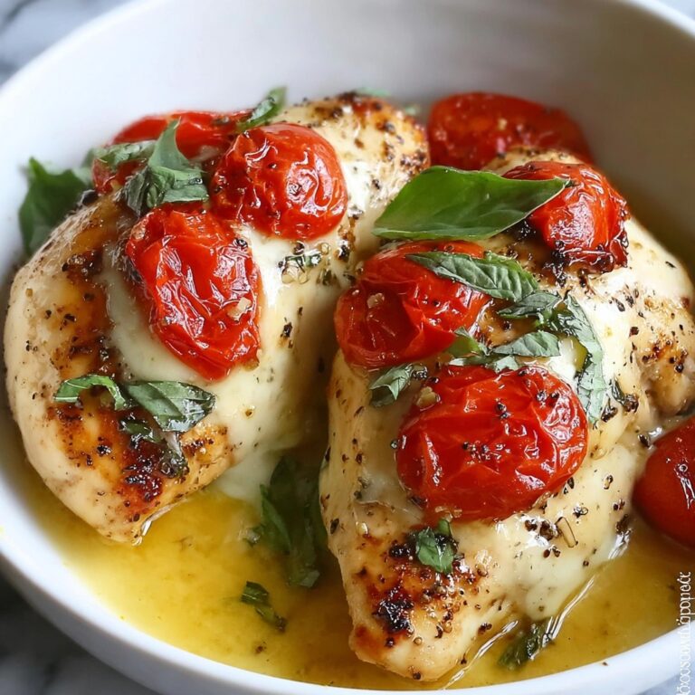 Cheesy Caprese-Stuffed Chicken Breasts Recipe