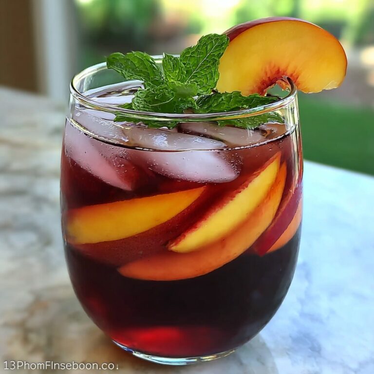 Peach Hibiscus Sunset Tea: Your Refreshing Summer Sip Recipe