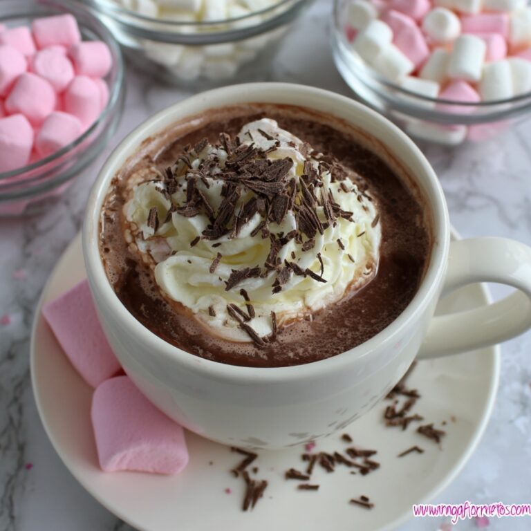 Rich Homemade Hot Chocolate Recipe