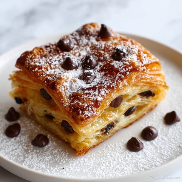 Croissant Breakfast Bake with Chocolate Chips Recipe