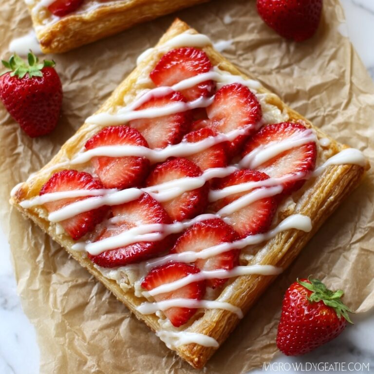 Strawberry Lemon Danish Pastries Recipe