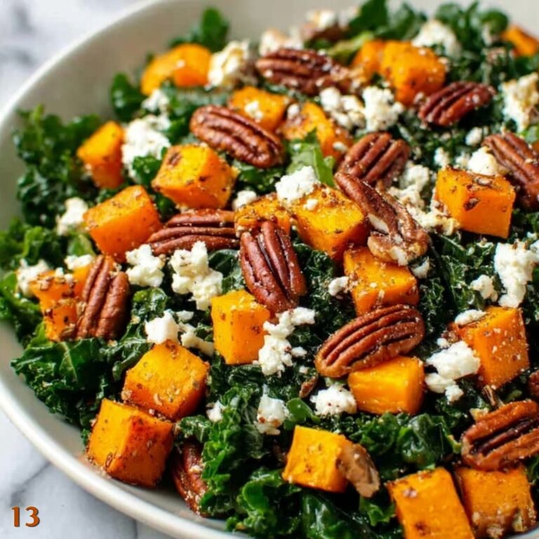 Roasted Sweet Potato Kale Salad Recipe